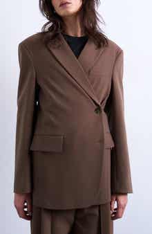 Asymmetric Slouchy Blazer