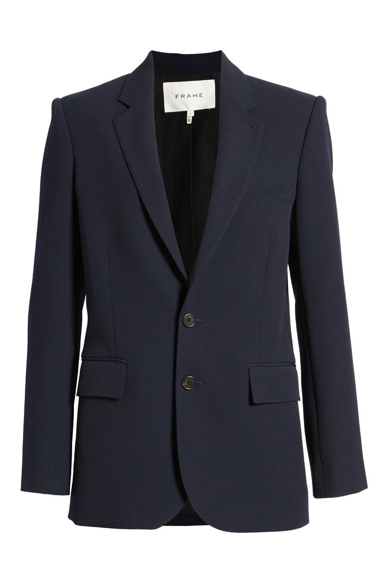 Everyday Twill Blazer, Alternate, color, NAVY