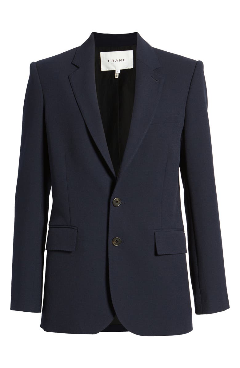FRAME Everyday Twill Blazer, Alternate, color, Navy