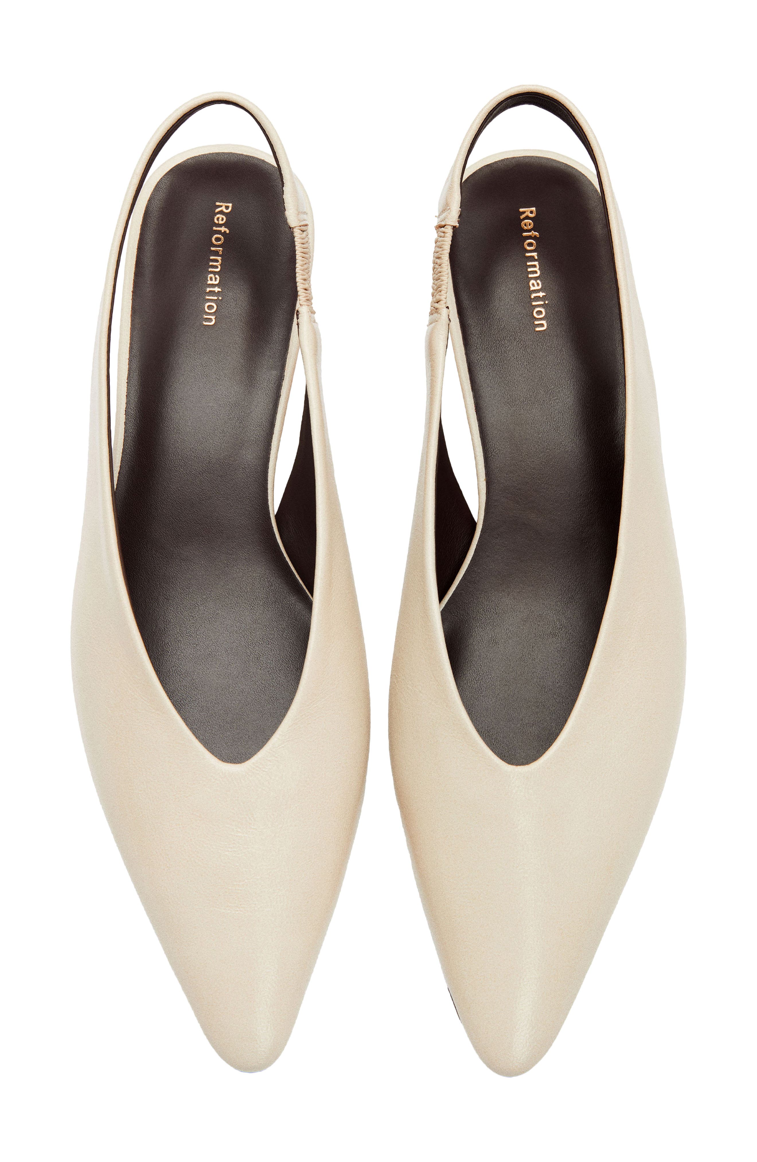 Calista Slingback Pump, Alternate, color, ALMOND LEATHER