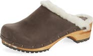 Sanita Hese Genuine Shealing Lined Clog