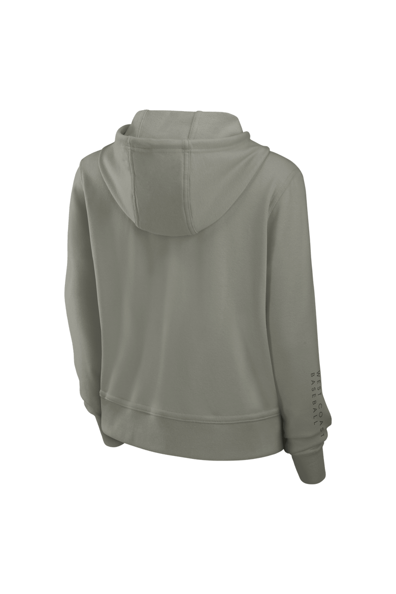 Women's Nike Olive Los Angeles Dodgers One Tri-Blend Dri-FIT Hoodie, Alternate, color, Olive