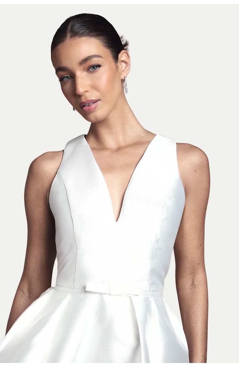 Coast Midi Wedding Dress With Pockets, Alternate, color, Ivory