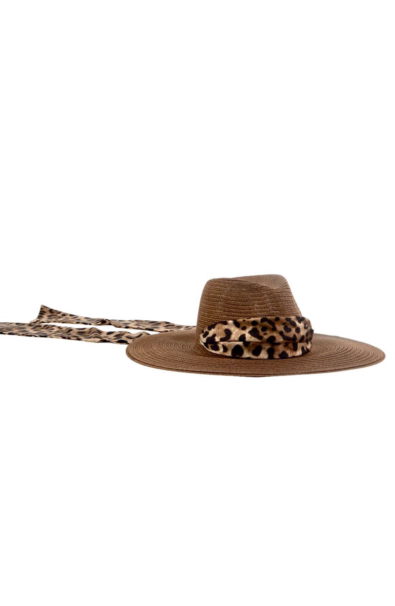 Eugenia Kim Cassidy Packable Straw Fedora, Main, color, 