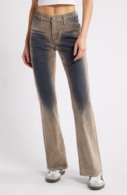 PTCL Flocked Bootcut Jeans