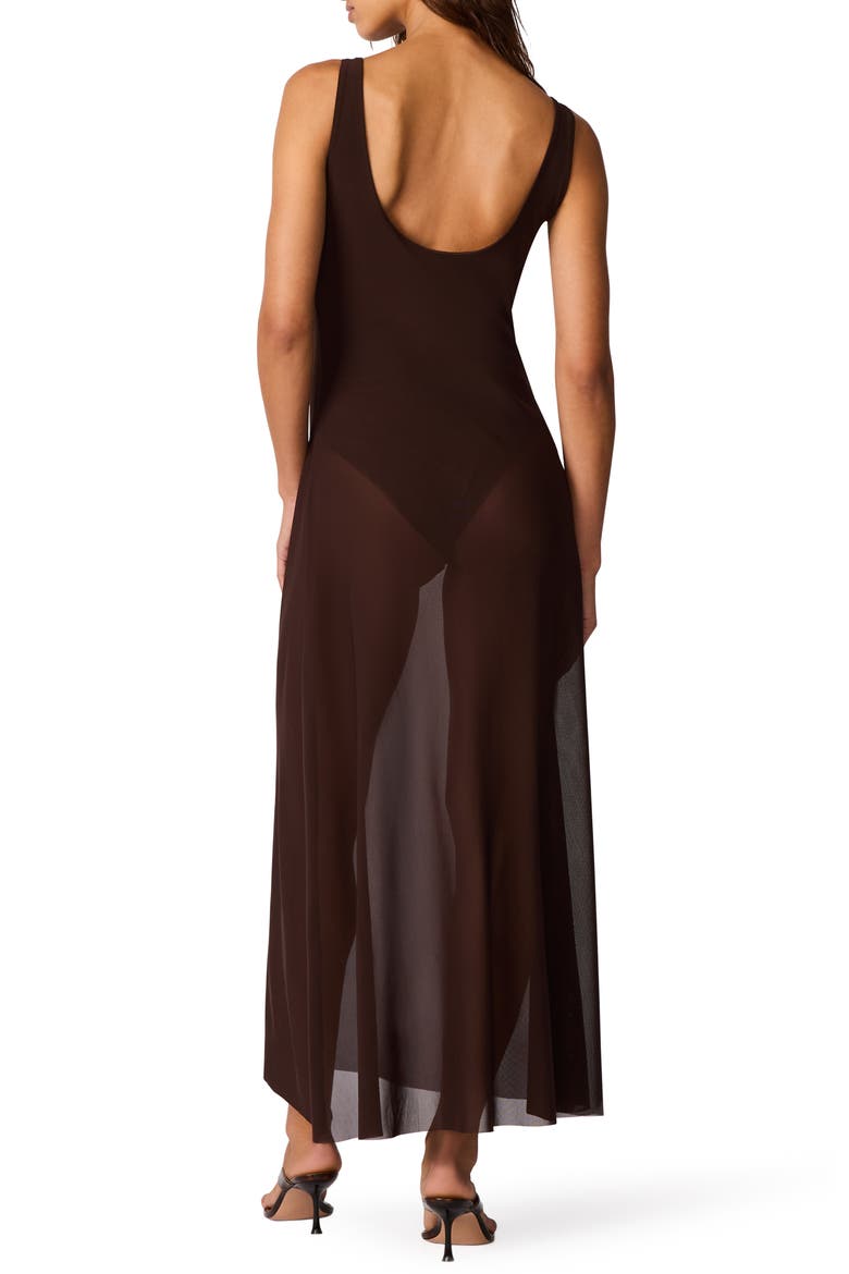 Sharlene Sleeveless Maxi Dress, Alternate, color, CHICORY COFFEE