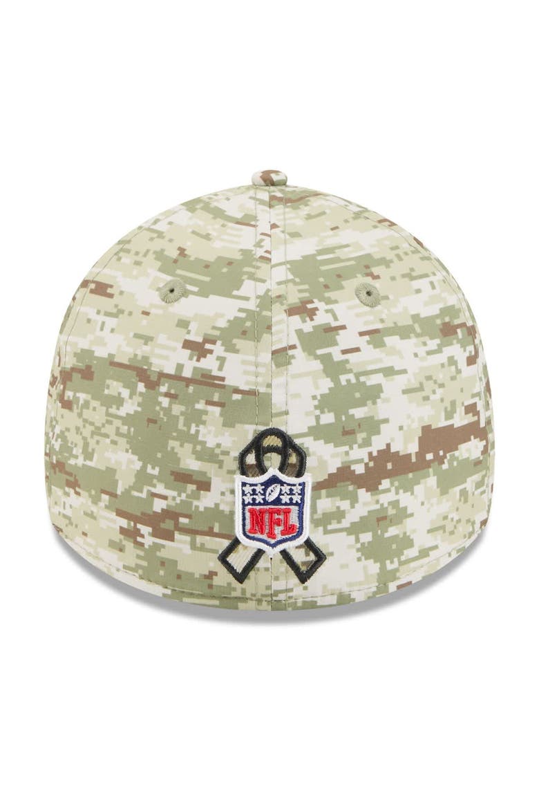 Men's New Era  Camo New York Giants 2025 Salute to Service 39THIRTY Flex Hat, Alternate, color, Camo