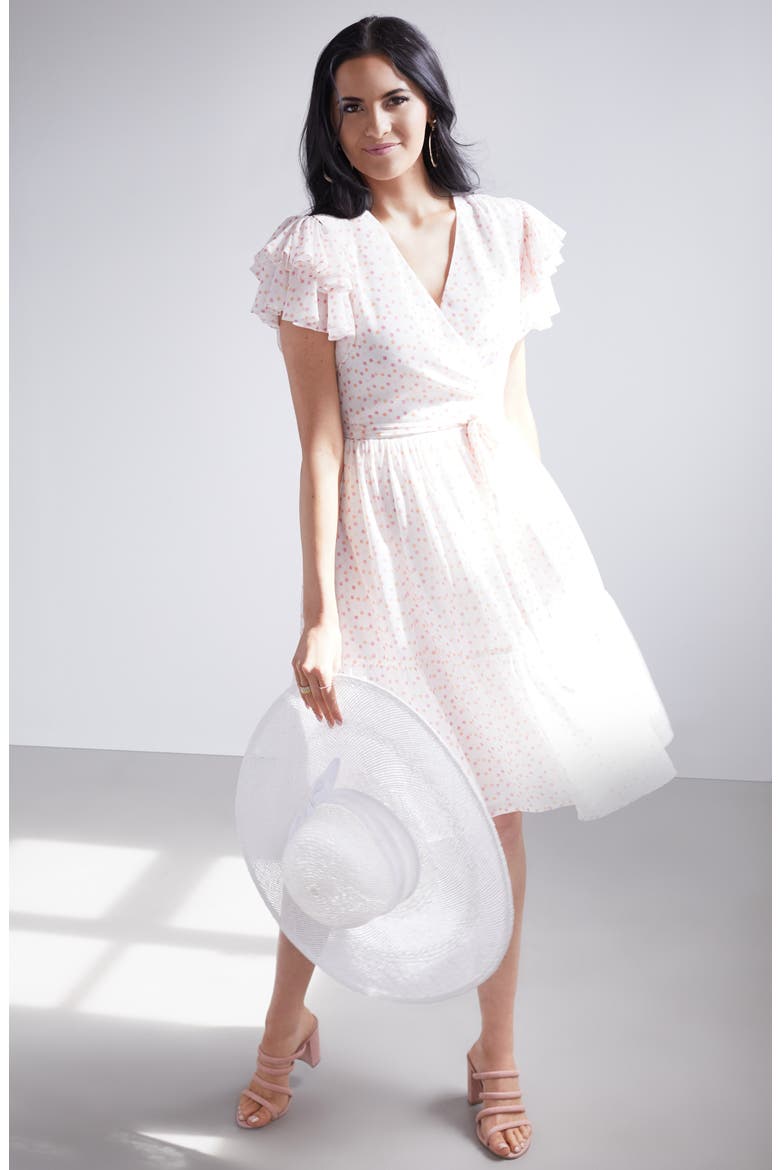 Large Brim Straw Hat, Alternate, color, WHITE COMBO