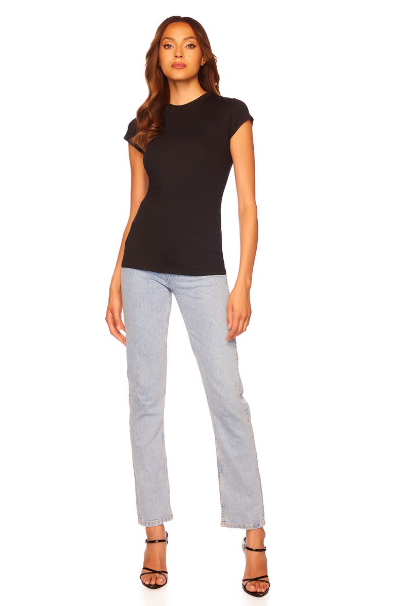 Susana Monaco Cap Sleeve T-Shirt, Alternate, color, 