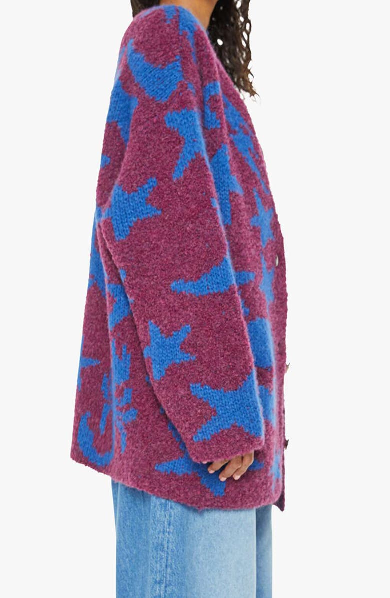 MOTHER The Long Drop Sleeve Alpaca Blend Cardigan, Alternate, color,