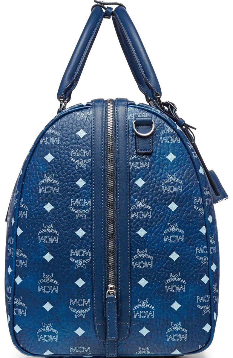 MCM Large Ottomar Weekender Bag in Visetos, Alternate, color,