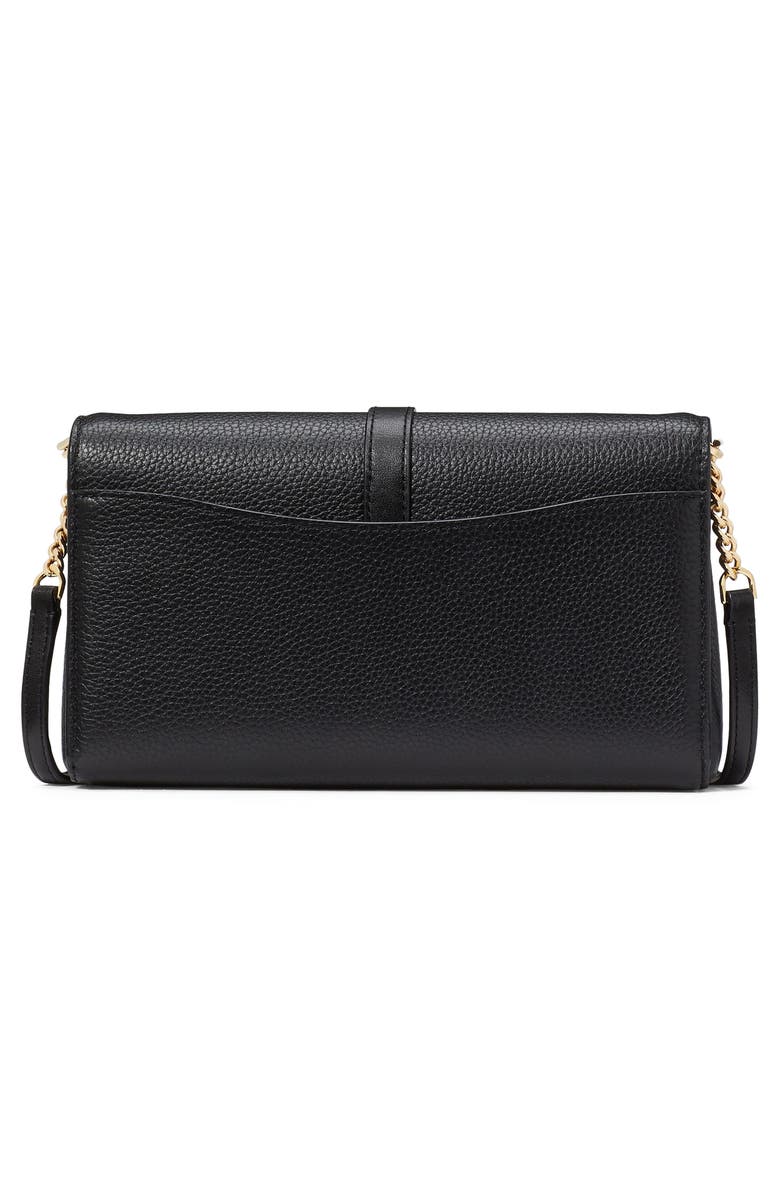 Kate Spade New York knott pebble leather crossbody wallet, Alternate, color,