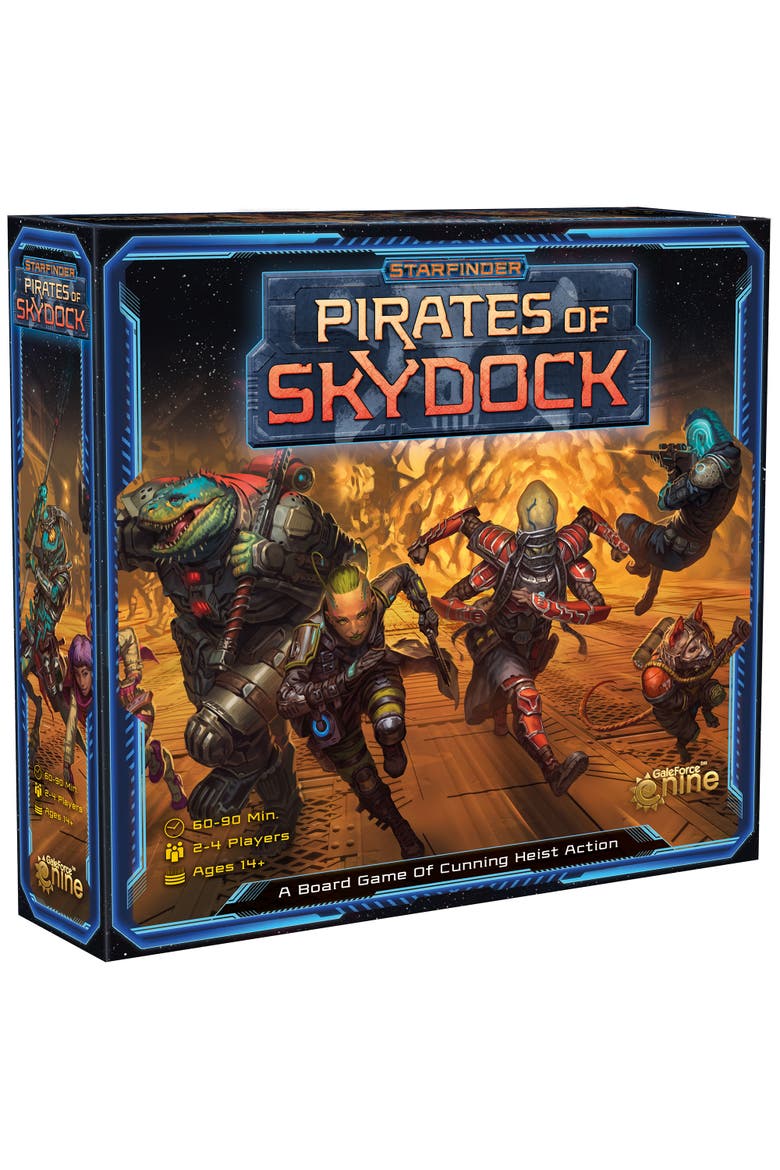 Starfinder Pirates Of Skydock Board Game Of Cunning Heist Action, Main, color, Multicolored