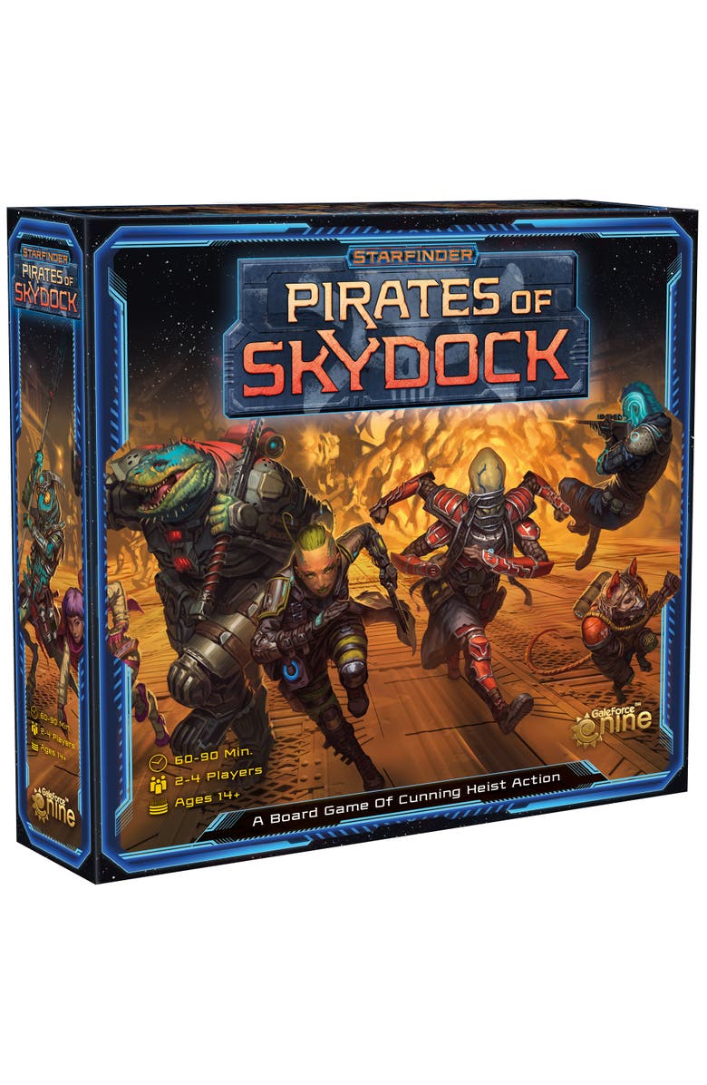 Gale Force Nine Starfinder Pirates Of Skydock Board Game Of Cunning Heist Action, Main, color, Multicolored