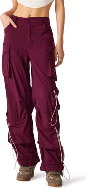 Steve Madden Jacey Wide Leg Cargo Pants