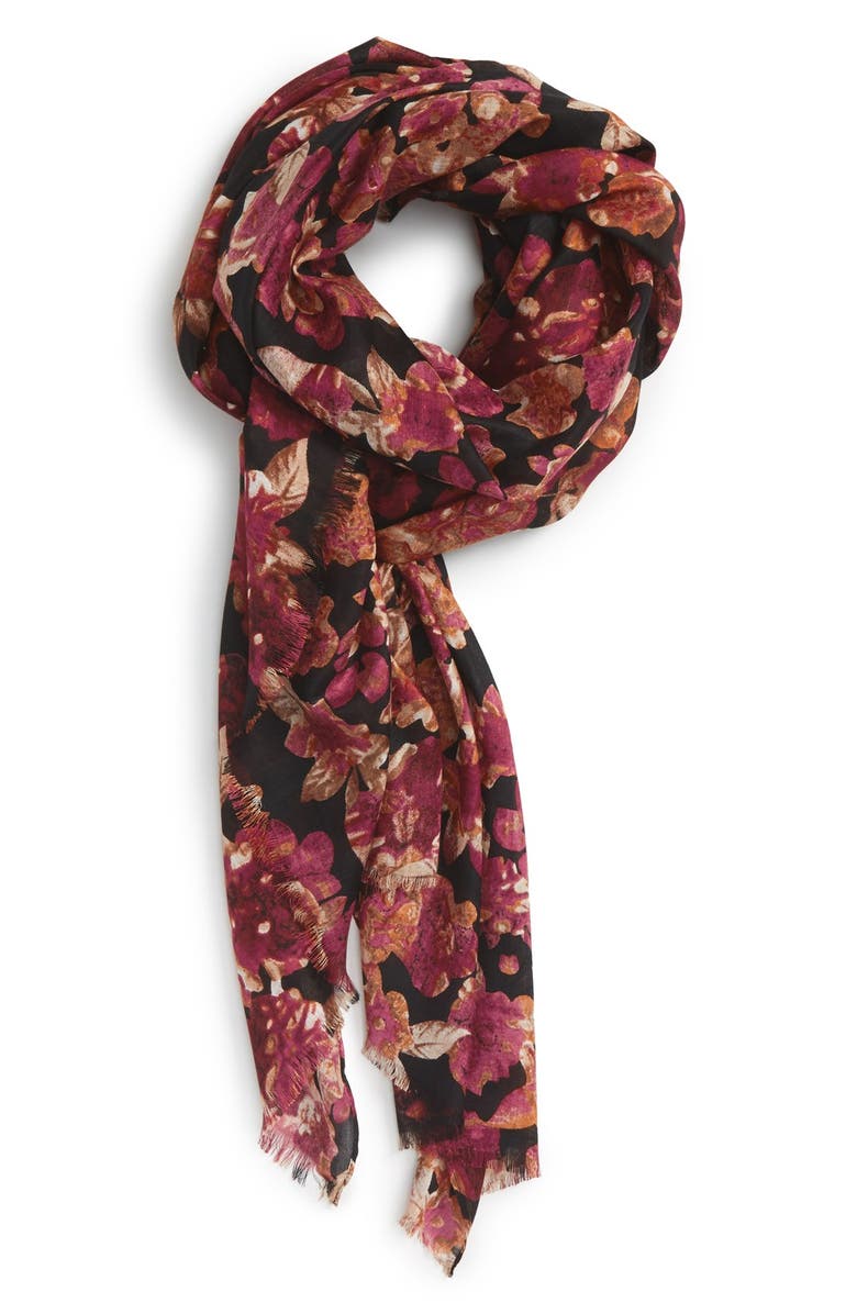 Lulla Collection by Bindya Floral Print Scarf, Main, color,