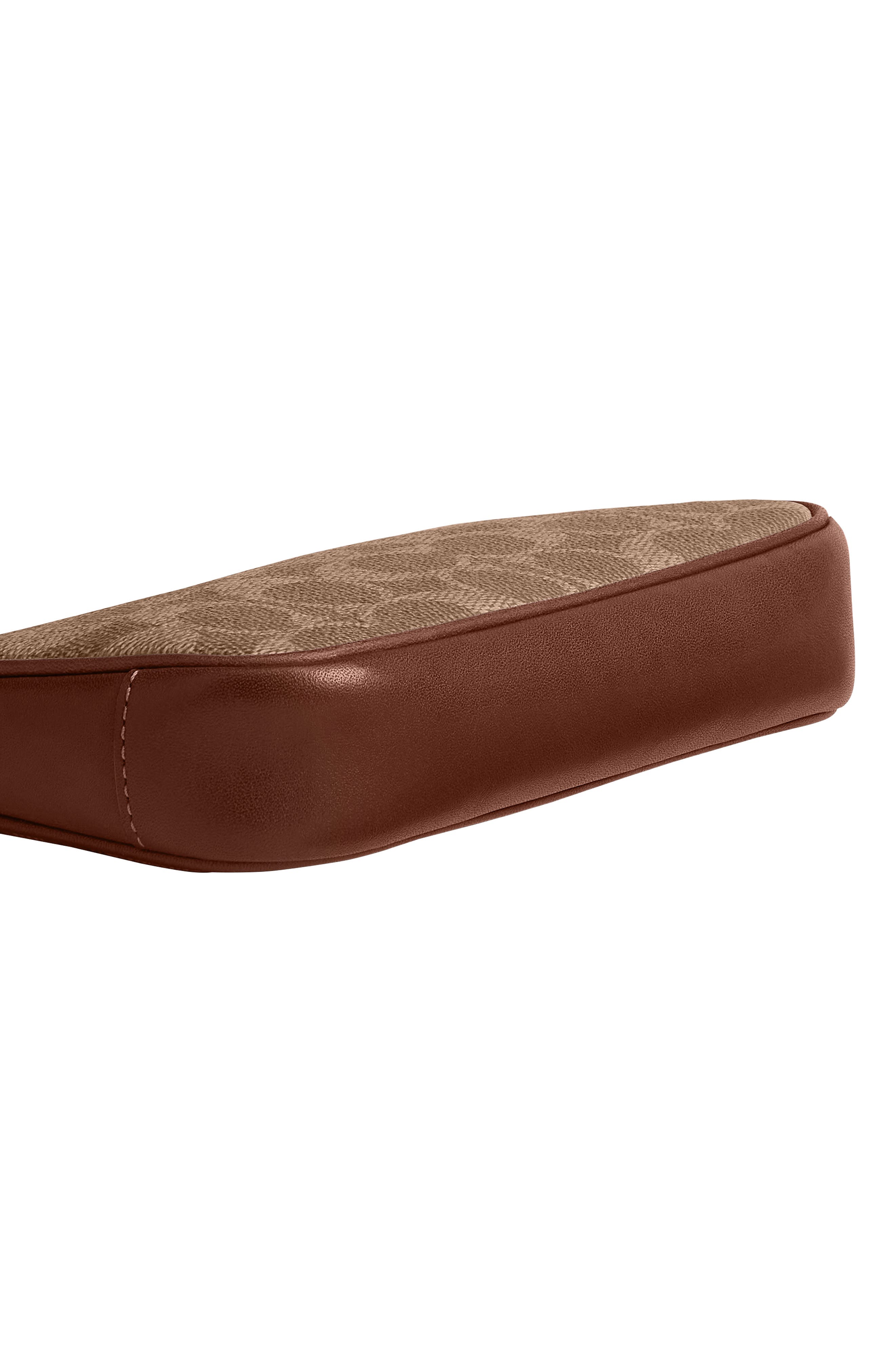 Plaza 18 Signature UpcraftedLeather Baguette Bag, Alternate, color, B4/ TAN BROWN