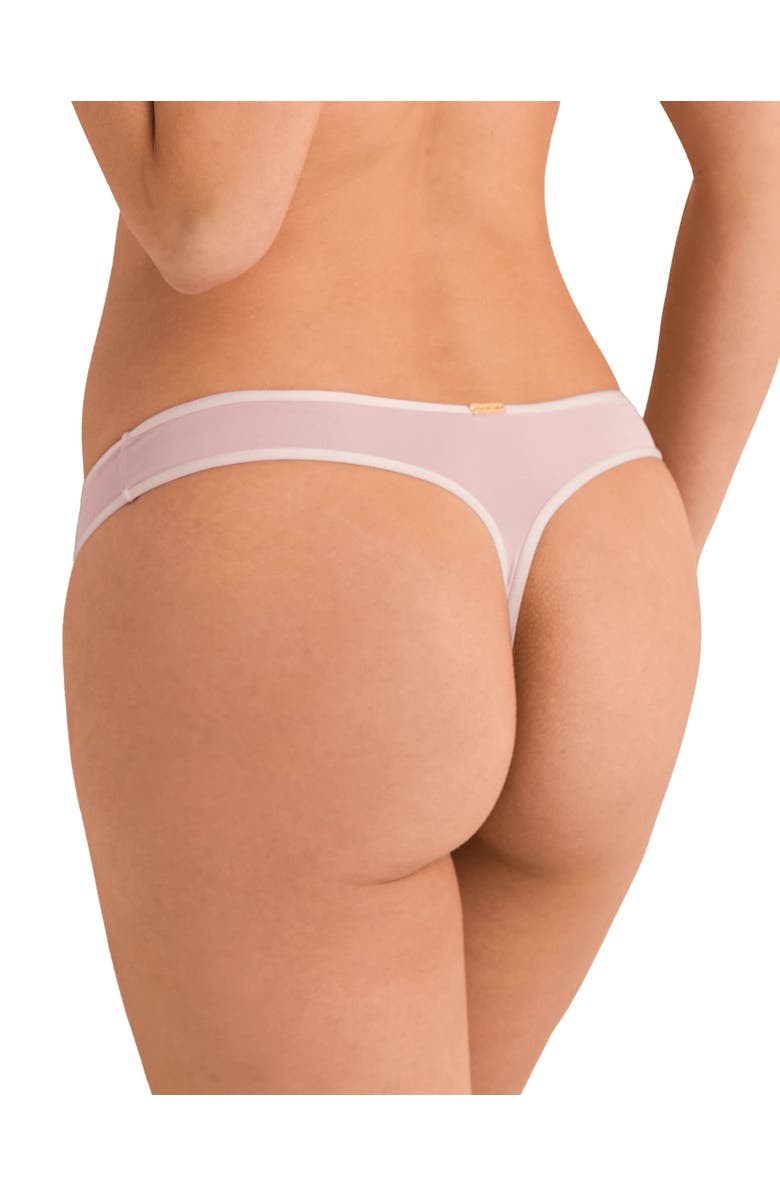 Adore Me Dara Thong Panties, Alternate, color, Light Pink