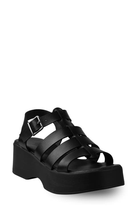Caged Platform Sandal (Women)