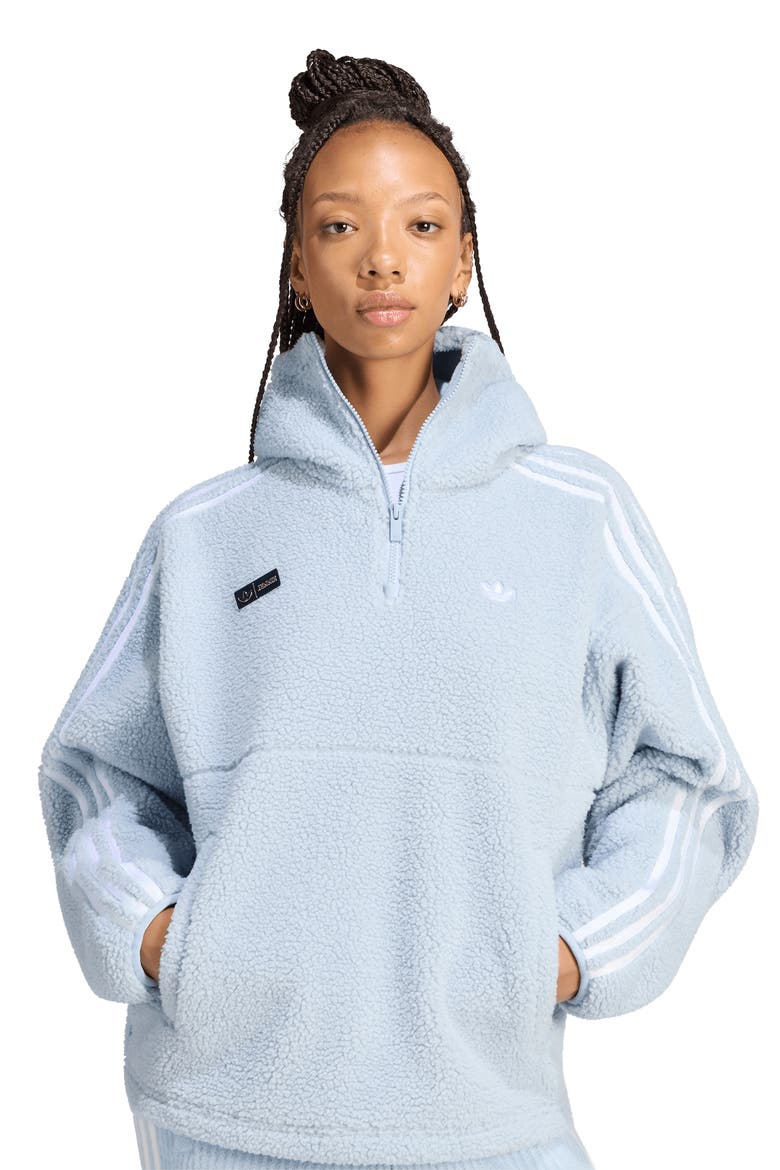 x Jennie Originals Fleece Hooded Jacket, Alternate, color, WONDER BLUE
