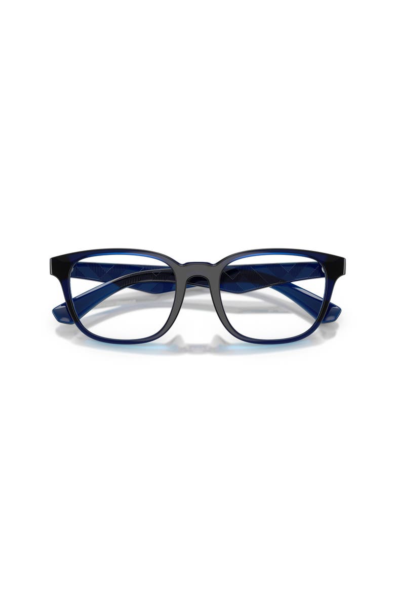 54mm Square optical glasses, Alternate, color, Blue