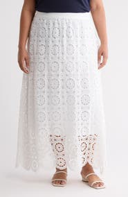 BY DESIGN Miranda Lace Maxi Skirt
