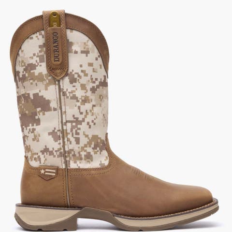Desert Camo Pullon Western Boot