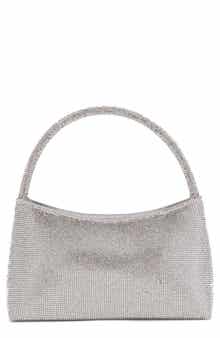 Dressy Rhinestone Top Handle Bag
