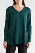 Eileen Fisher V-Neck Long Sleeve Tunic