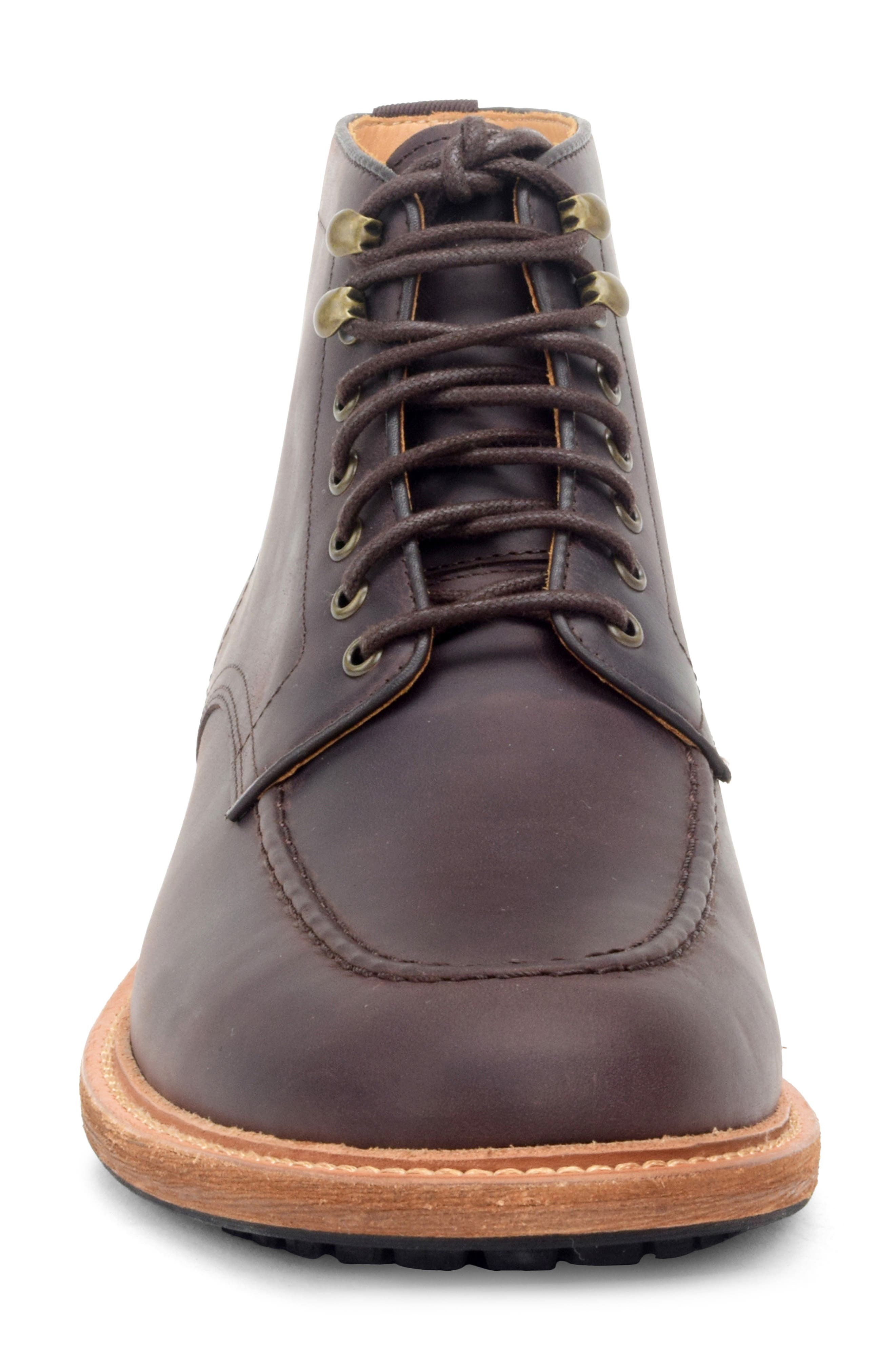 Warfield & Grand Trench Lace-Up Boot, Alternate, color, Dark Brown