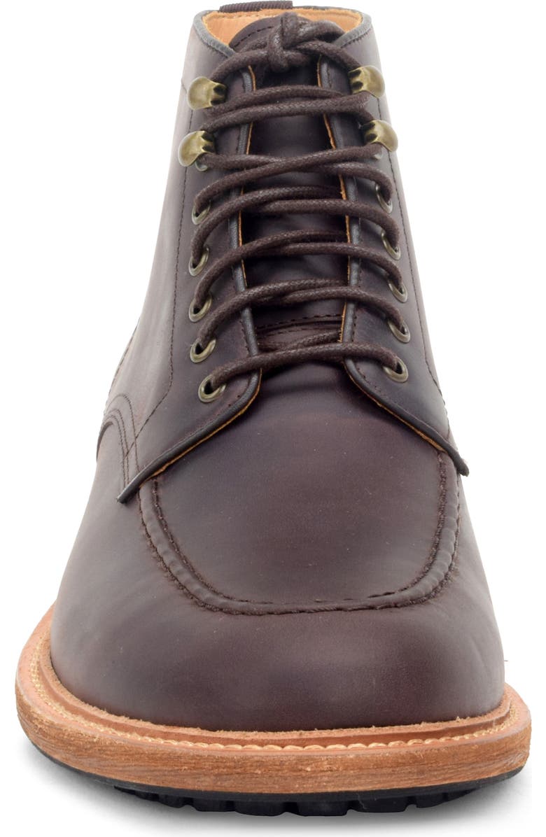 Warfield & Grand Trench Lace-Up Boot, Alternate, color, Dark Brown