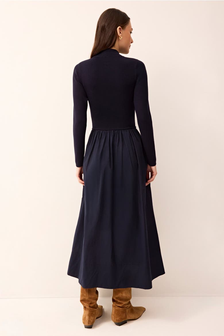 Barrett Maxi Dress, Alternate, color, Navy