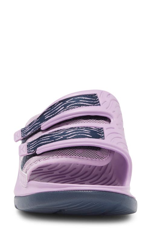 Hoka Gender Inclusive Ora Luxe Slide Sandal In Violet Bloom/outerspace
