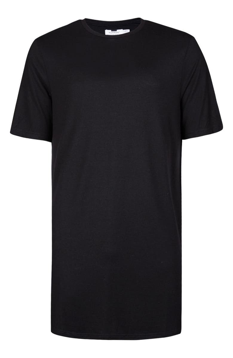 Topman Super Longline Crewneck T-Shirt, Alternate, color, 