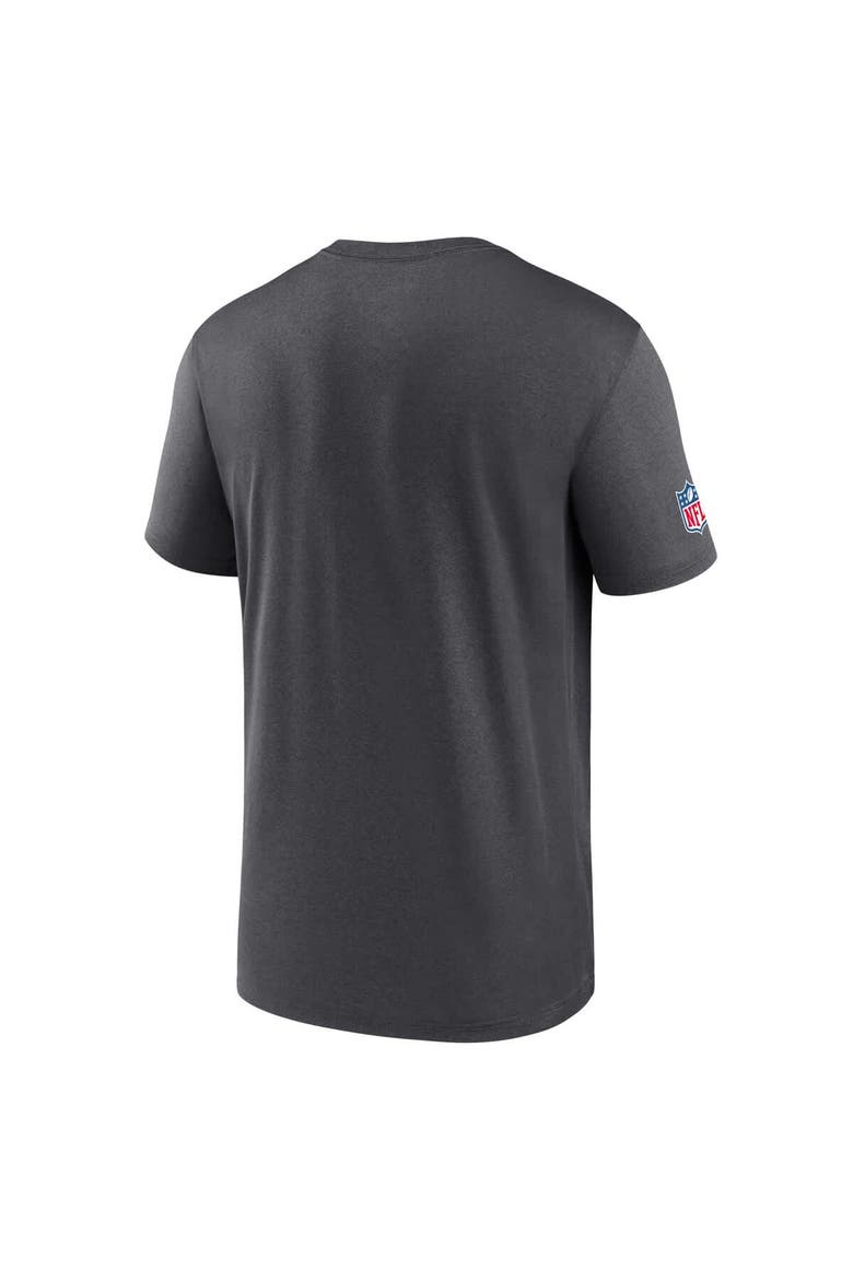 Men's Nike Charcoal Cleveland Browns Sideline Legend Performance T-Shirt, Alternate, color, Charcoal