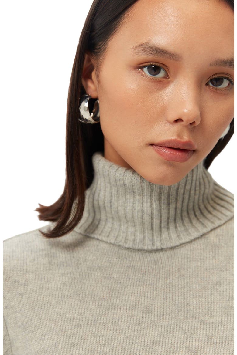 Cashmere Turtleneck, Alternate, color, dawn blue