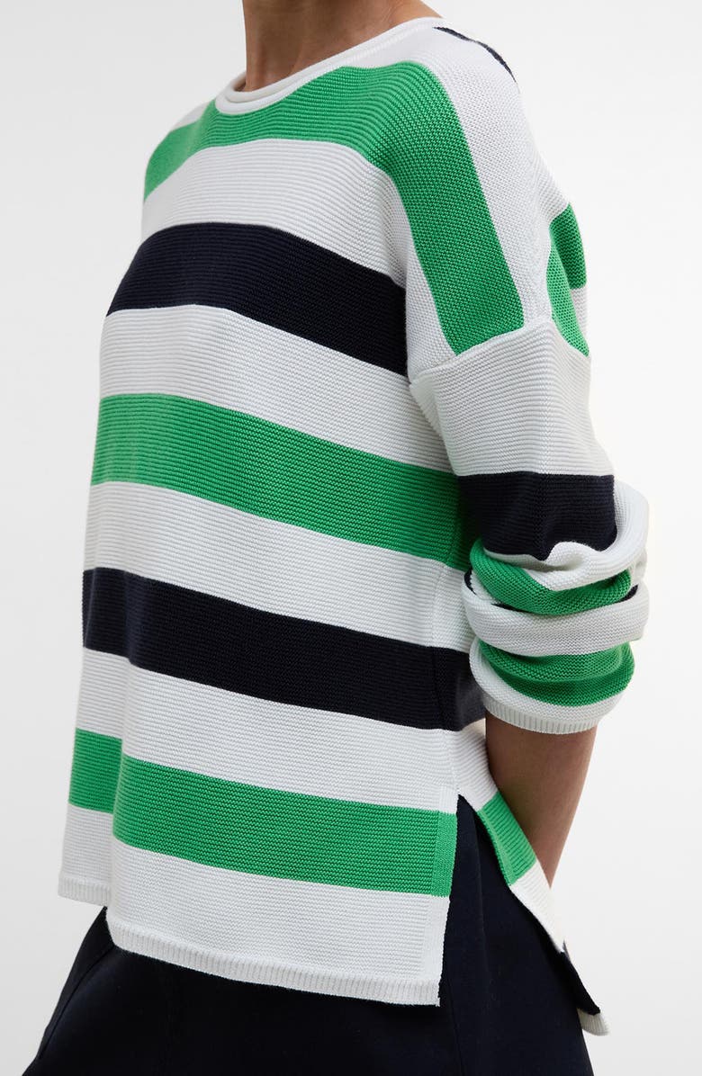 Barbour Marine Stripe Cotton Sweater, Alternate, color, Multi Stripe