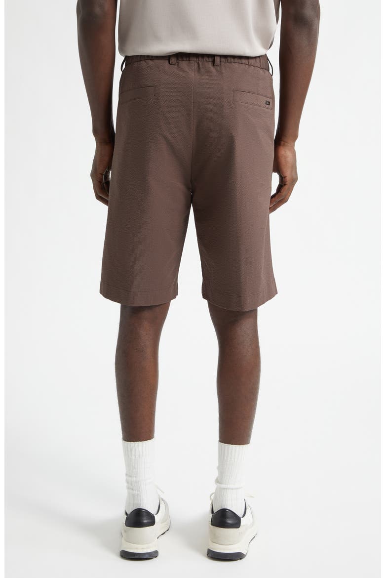 Seersucker Bermuda Shorts, Alternate, color, 8800 CHOCOLATE