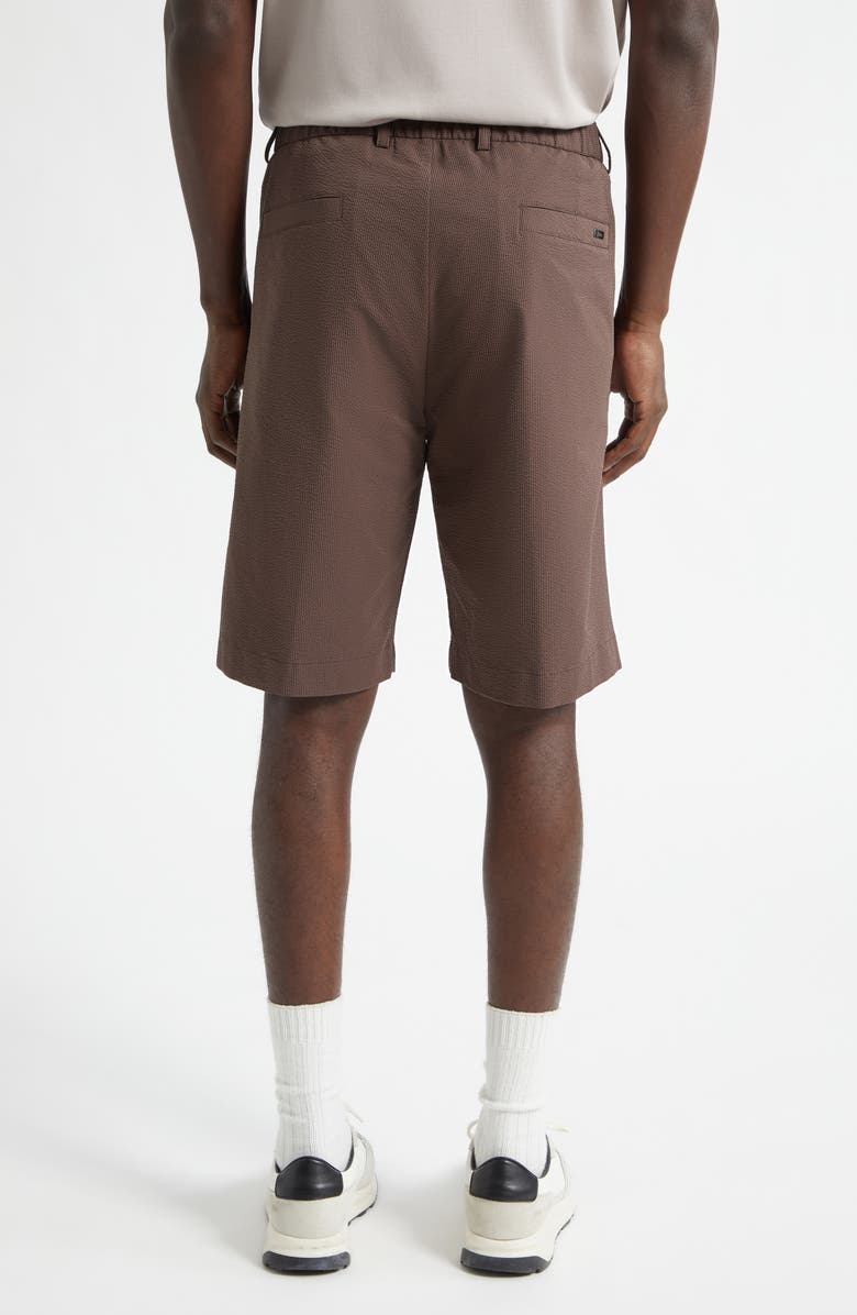 Herno Seersucker Bermuda Shorts, Alternate, color, 8800 Chocolate