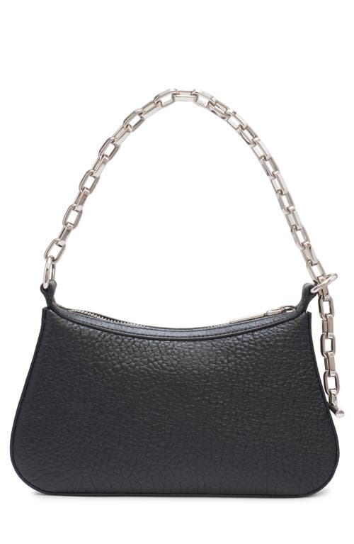 Shop Alexander Mcqueen Mcqueen Mini T-bar Handbag In Black/silver