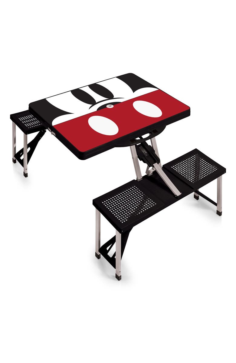 Oniva a Picnic Time Brand ONIVA Disney<sup>®</sup> Mickey Mouse Portable Folding Table, Alternate, color, Black