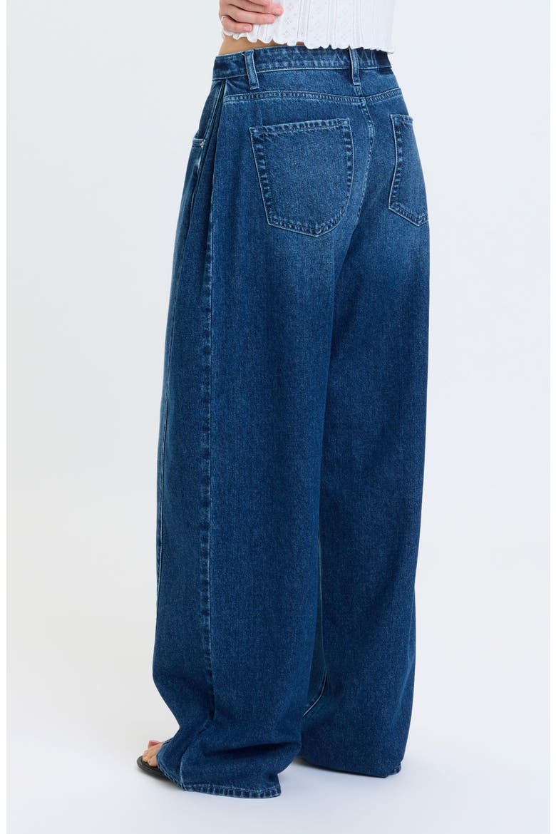 Hero High Waist Pleat Baggy Jeans, Alternate, color, DREAMLAND