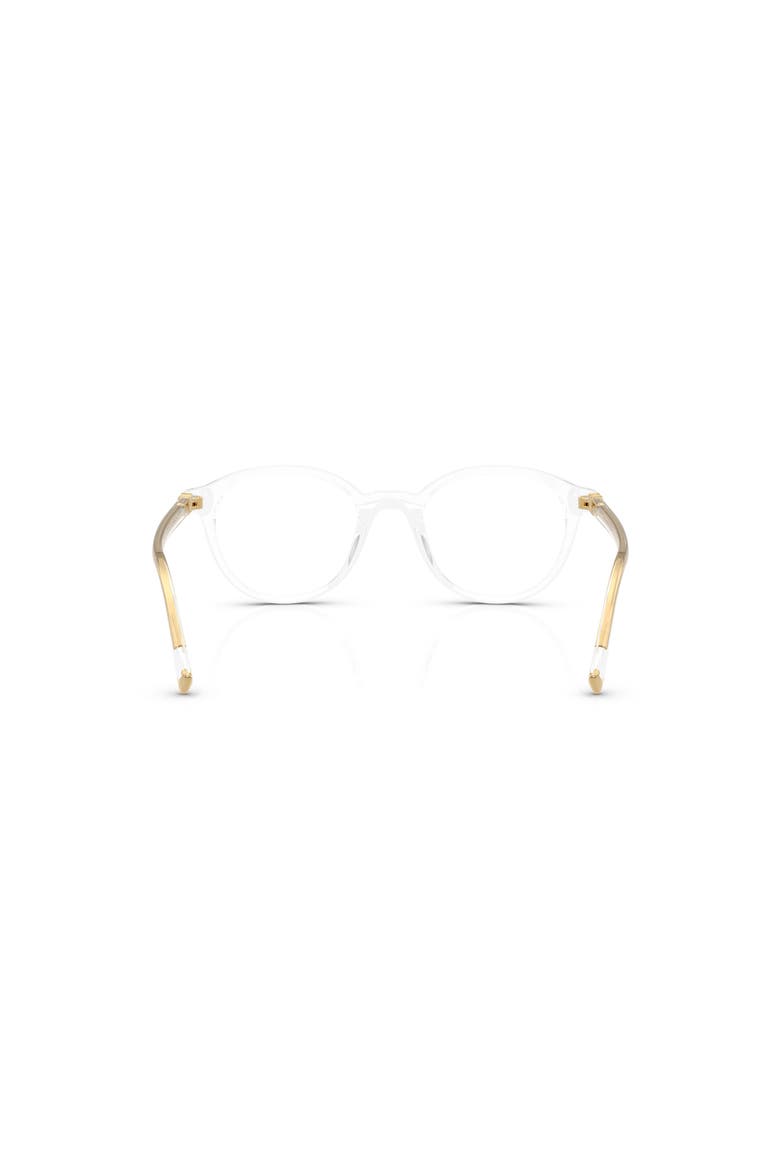 50mm Round optical glasses, Alternate, color, Transparent