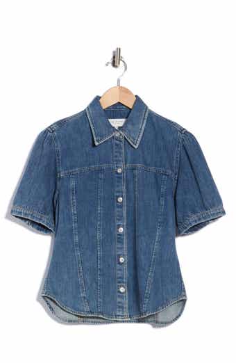 Michelle Short Sleeve Denim Shirt