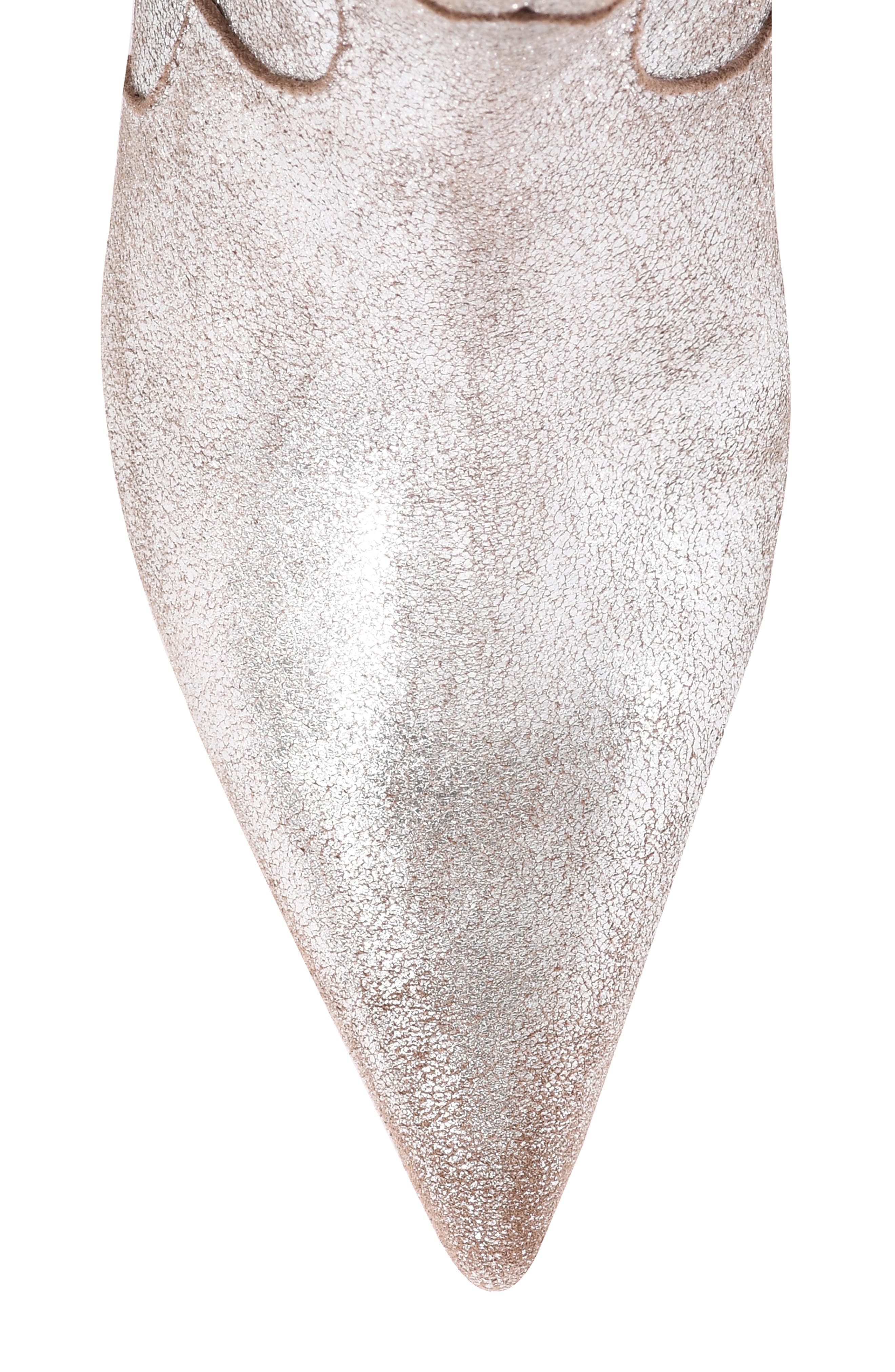 Seychelles Dallas Pointy Toe Western Sock Boot, Alternate, color, Pewter