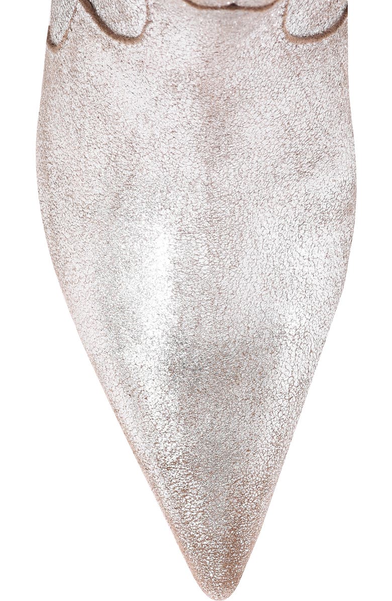 Seychelles Dallas Pointy Toe Western Sock Boot, Alternate, color, Pewter