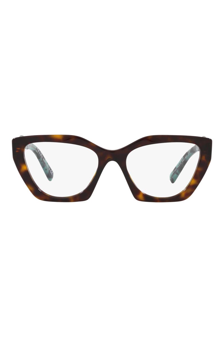 54mm Cat Eye Optical Glasses, Main, color, TORTOISE