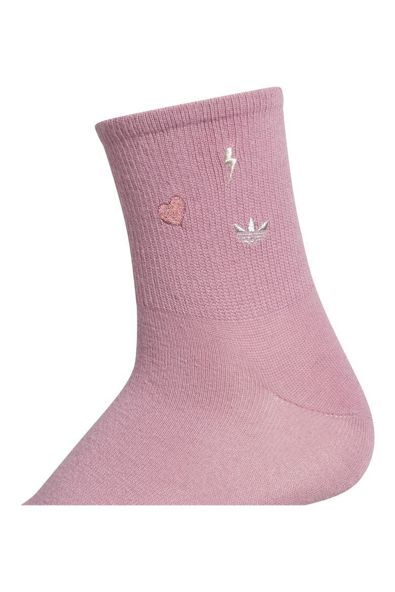 Superlite 3-Pack Assorted High Quarter Socks, Alternate, color, MAUVE PURPLE/ WHITE/ BLACK