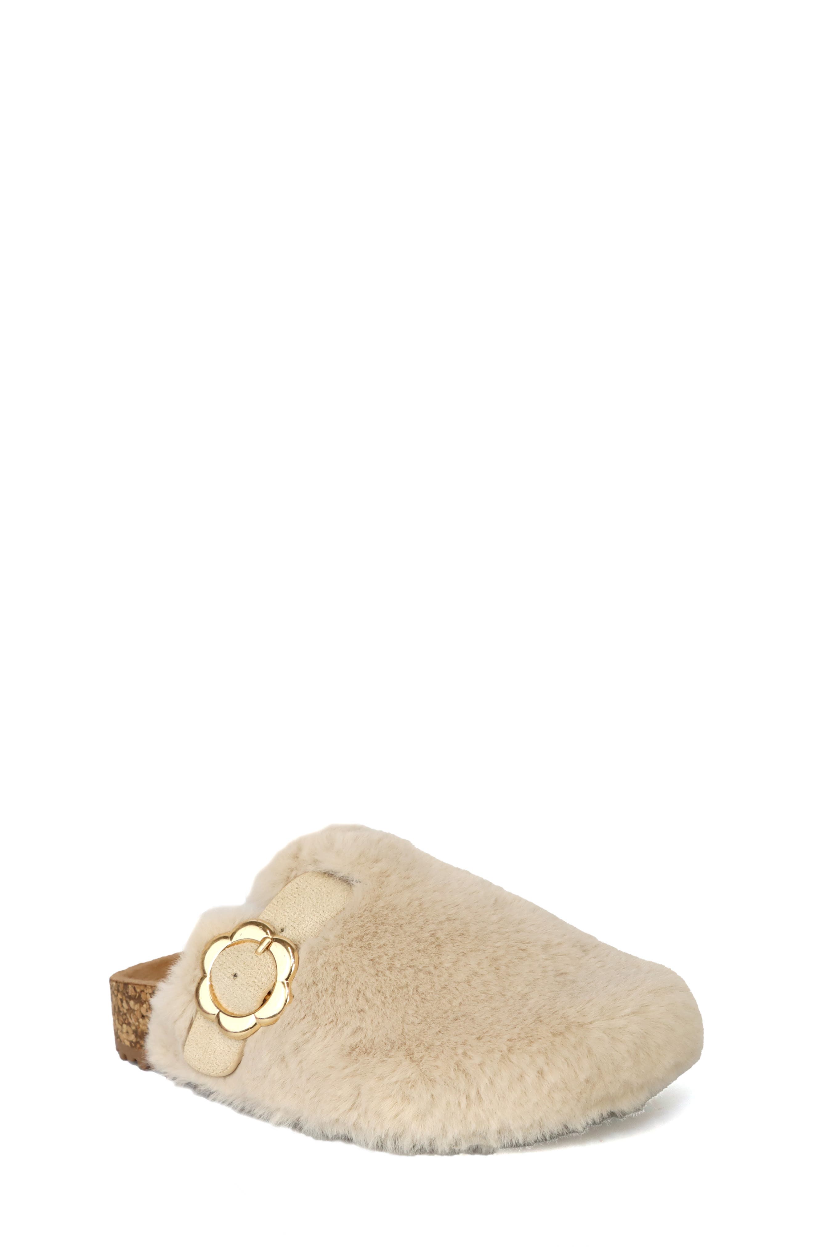 Kids' Lorena Faux Fur Clog