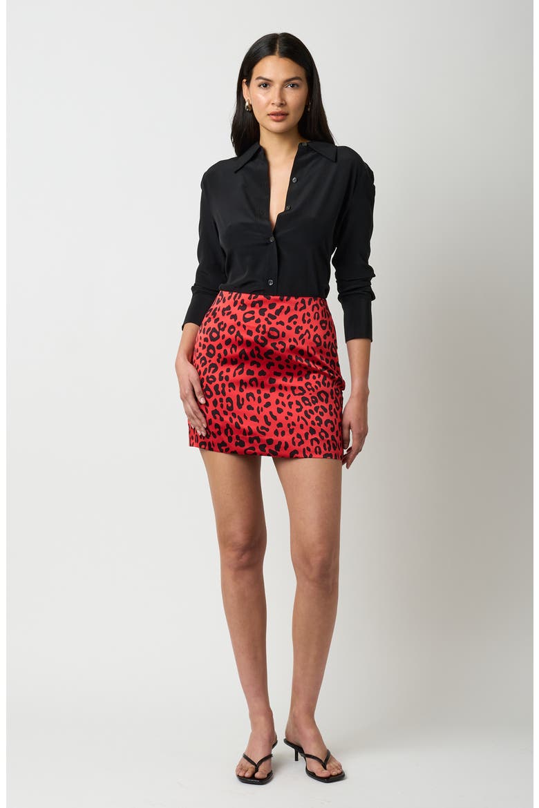 Laylin Print Miniskirt, Alternate, color, GAZPACHO AND TRUE BLACK
